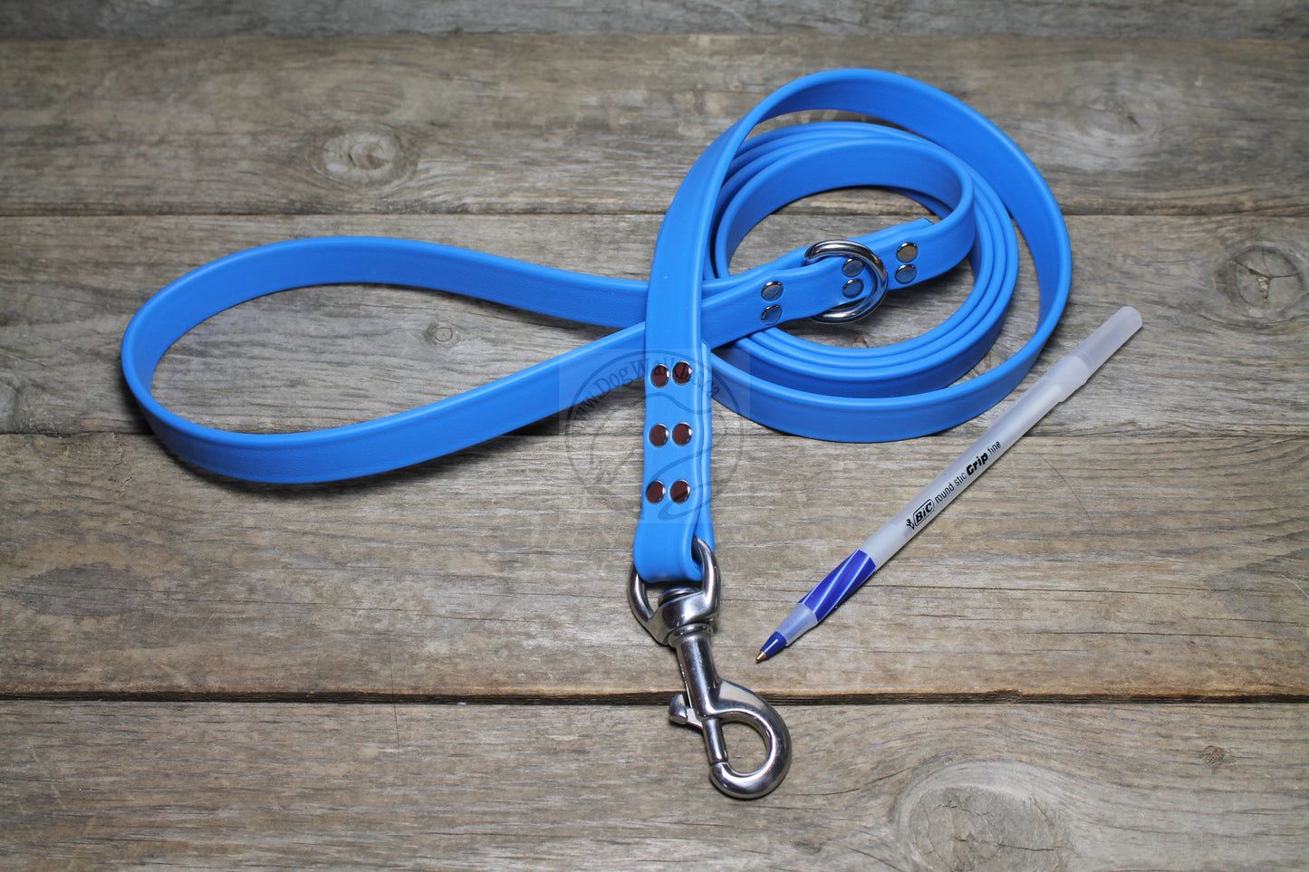 Caribbean Blue Biothane Large Dog Leash