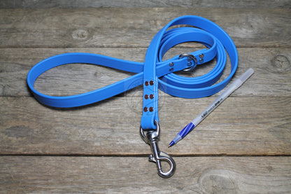 Caribbean Blue Biothane Large Dog Leash