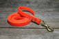 Neon Blaze Orange Biothane Large Dog Leash