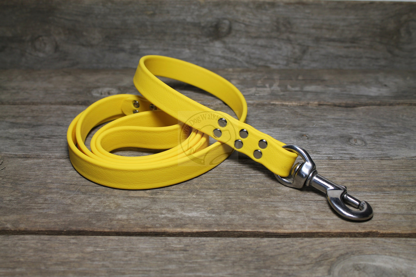 Sunflower Yellow Biothane Large Dog Leash