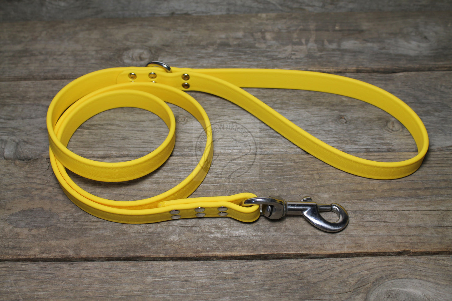 Sunflower Yellow Biothane Large Dog Leash