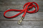 Poppy Red Biothane Large Dog Leash