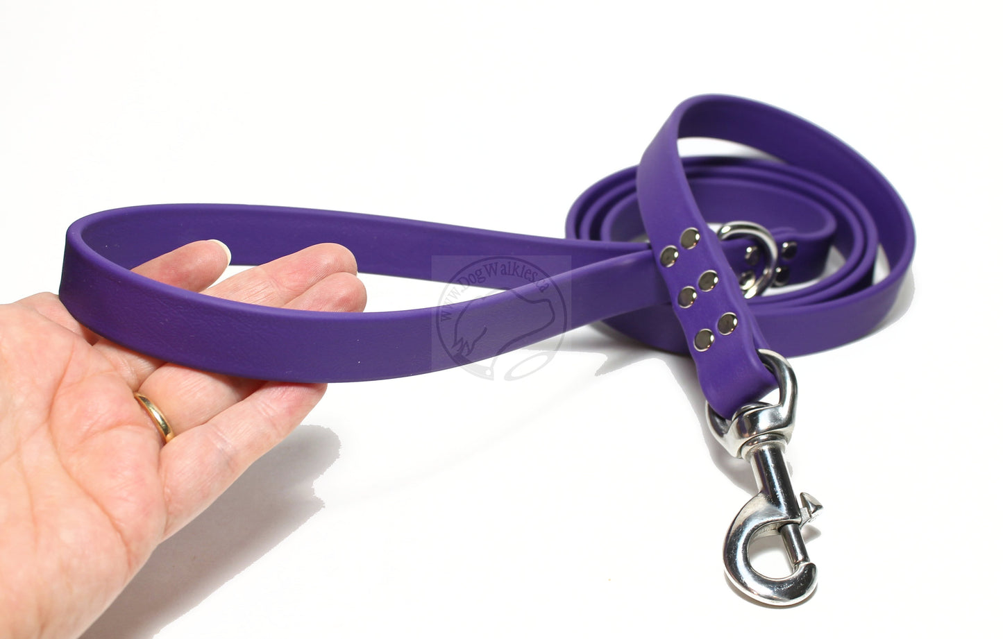 Royal Purple Biothane Large Dog Leash