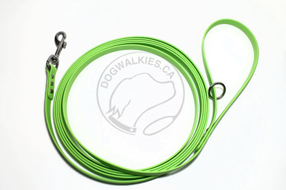 Lime Green Waterproof Tracking Recall Long Line