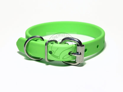 Lime Green Biothane Dog Collar - 5/8"(16mm) wide