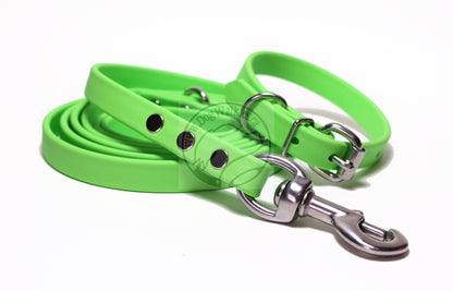 Lime Green Biothane Dog Collar - 5/8"(16mm) wide