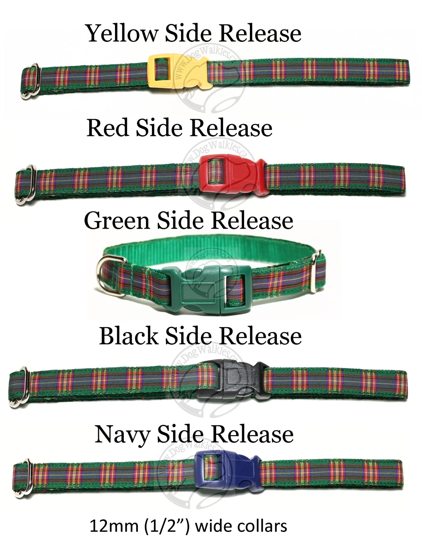 Cameron of Lochiel clan tartan - dog collar