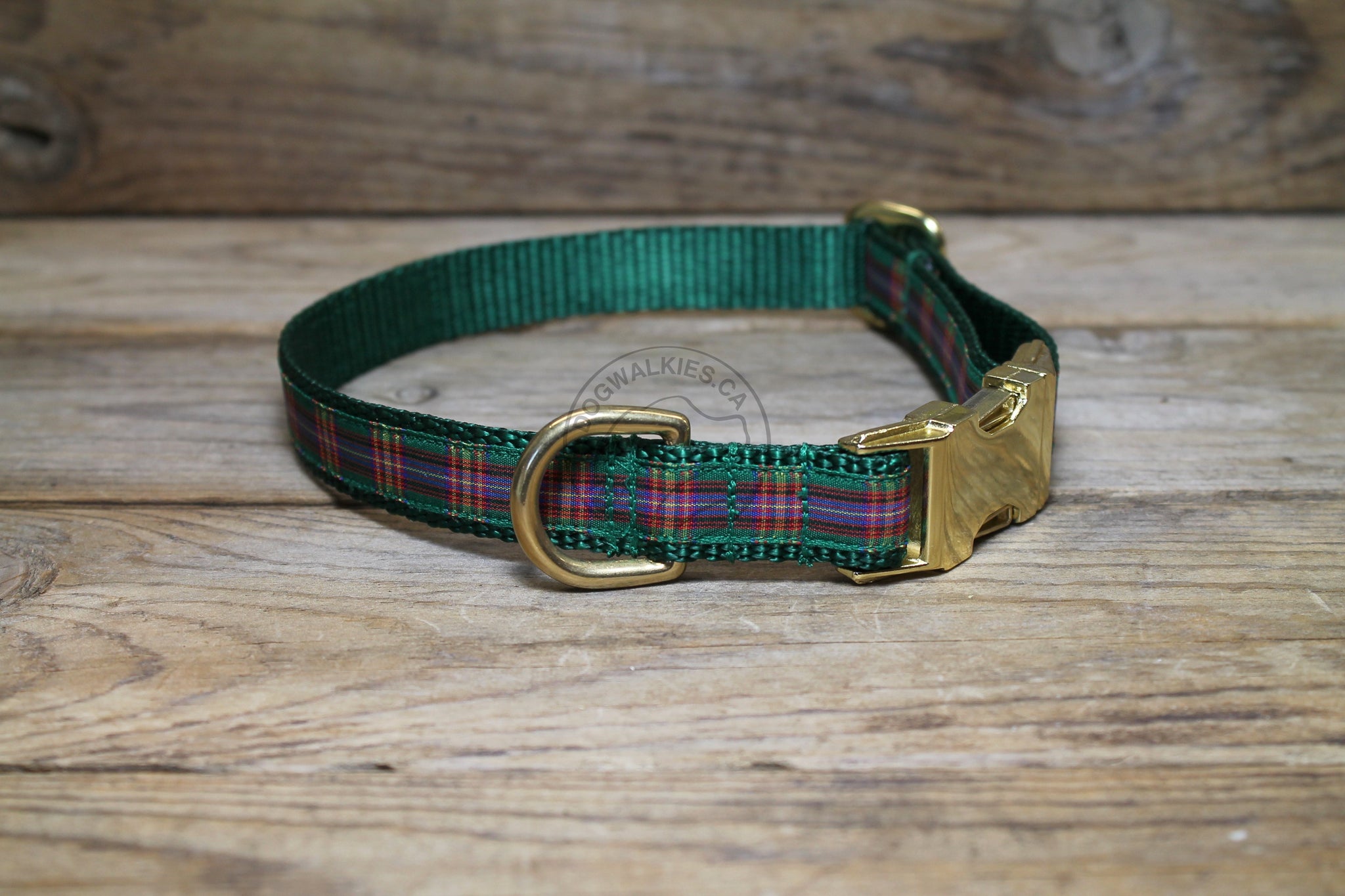 Cameron of Lochiel clan tartan - dog collar
