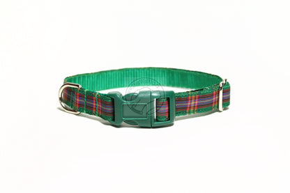 Cameron of Lochiel clan tartan - dog collar