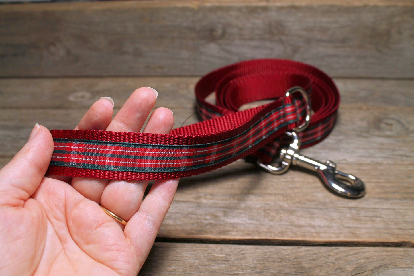 Tartan Dog Leash - MacFie clan Tartan