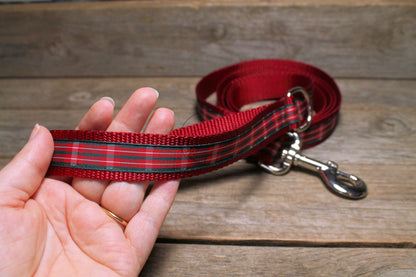Tartan Dog Leash - MacFie clan Tartan