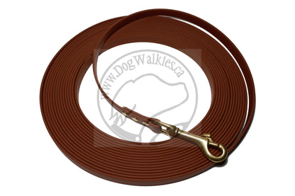 Milk Chocolate Brown Waterproof Tracking Recall Long Line