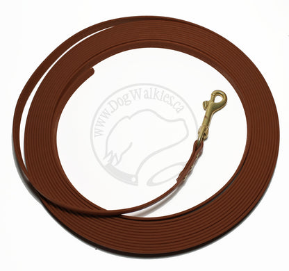 Milk Chocolate Brown Waterproof Tracking Recall Long Line