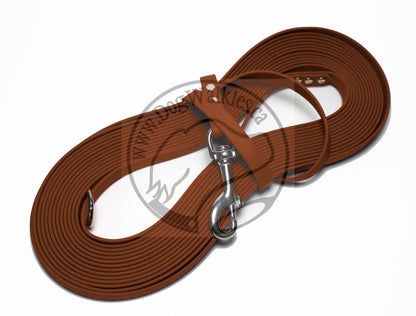Milk Chocolate Brown Waterproof Tracking Recall Long Line