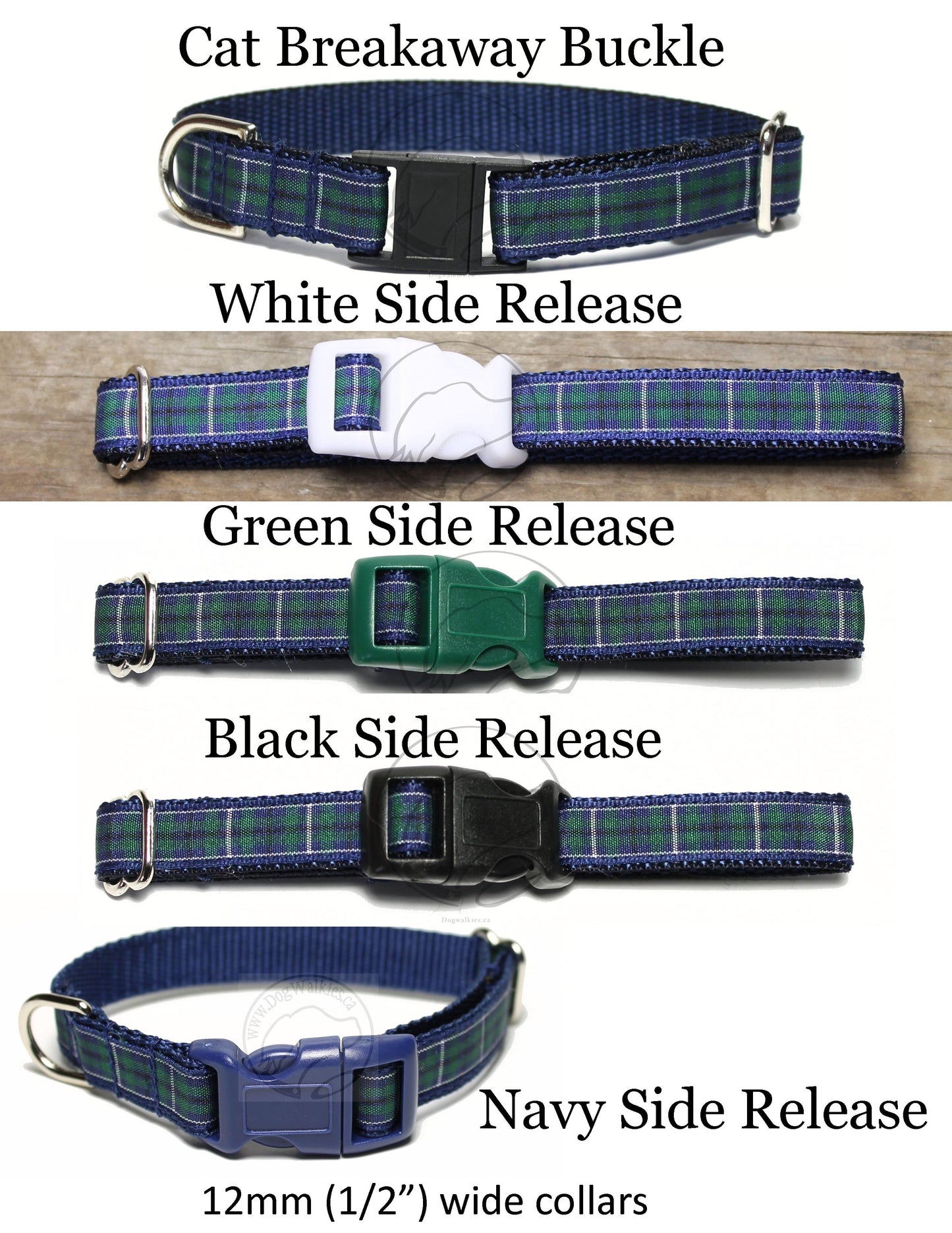 Douglas Modern Clan tartan - dog collar