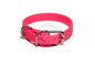 Neon Pink Biothane Small Dog Collar - 1/2" (12mm) wide
