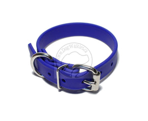 Royal Blue Biothane Dog Collar - 3/4" (20mm) wide