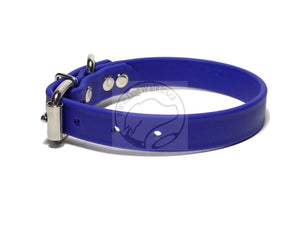 Royal Blue Biothane Dog Collar - 3/4" (20mm) wide