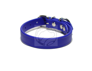 Royal Blue Biothane Dog Collar - 3/4" (20mm) wide