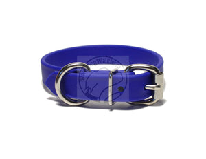 Royal Blue Biothane Dog Collar - 3/4" (20mm) wide