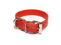 Poppy Red Biothane Dog Collar - 1 inch (25mm) wide
