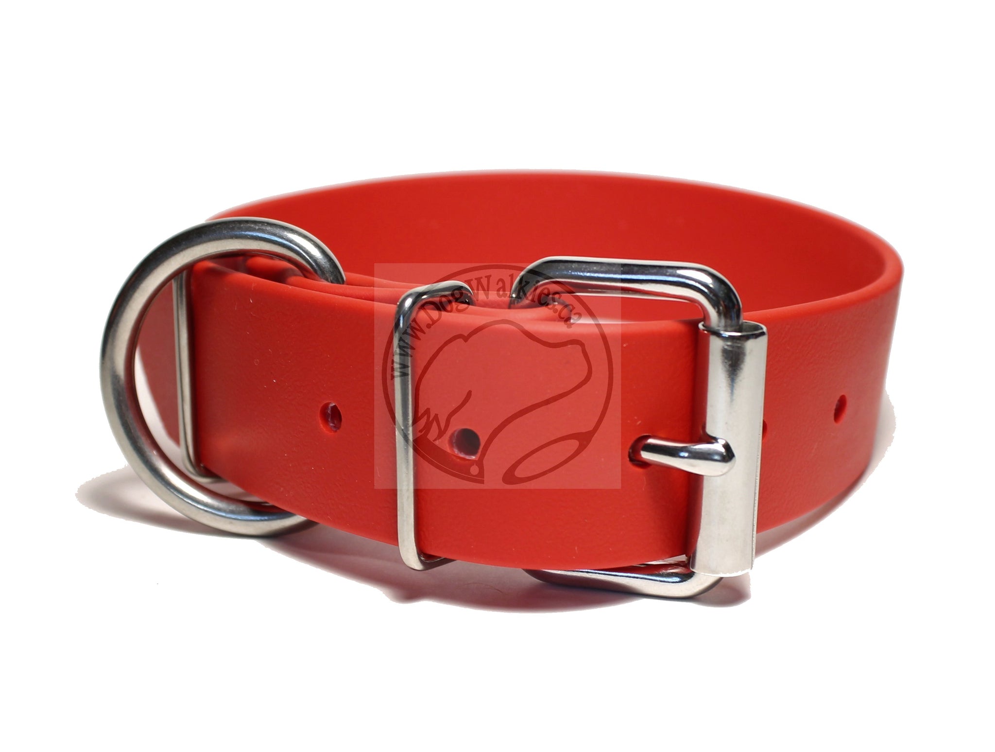 Poppy Red Biothane Dog Collar - Extra Wide - 1.5 inch (38mm) wide – Dog  Walkies.ca