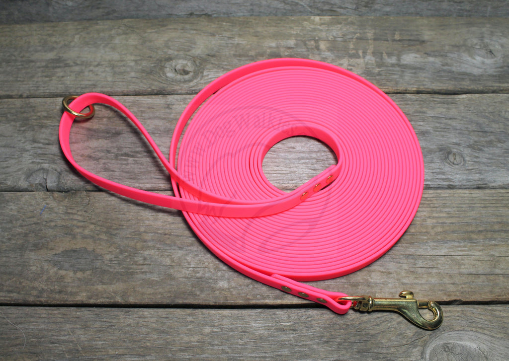 Neon Pink Waterproof Tracking Recall Long Line