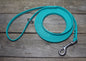 Regular Width, 1/2" (12mm) wide, Biothane Waterproof Tracking Recall Long Line - all colours