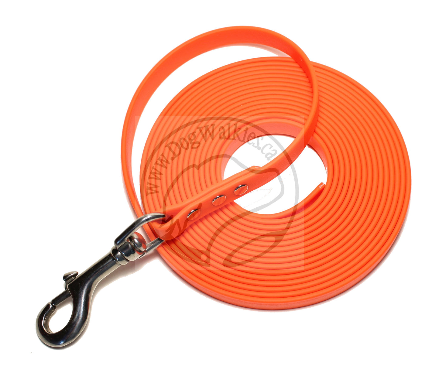 Neon Orange Waterproof Tracking Recall Long Line