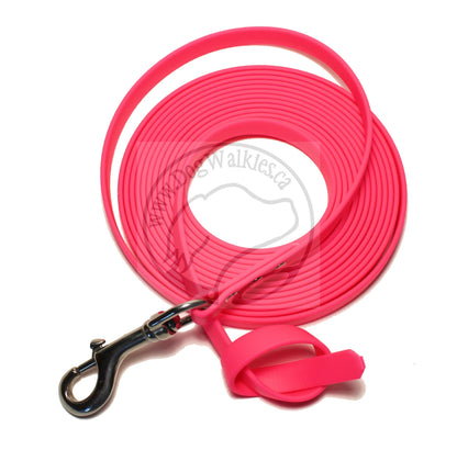 Neon Pink Waterproof Tracking Recall Long Line