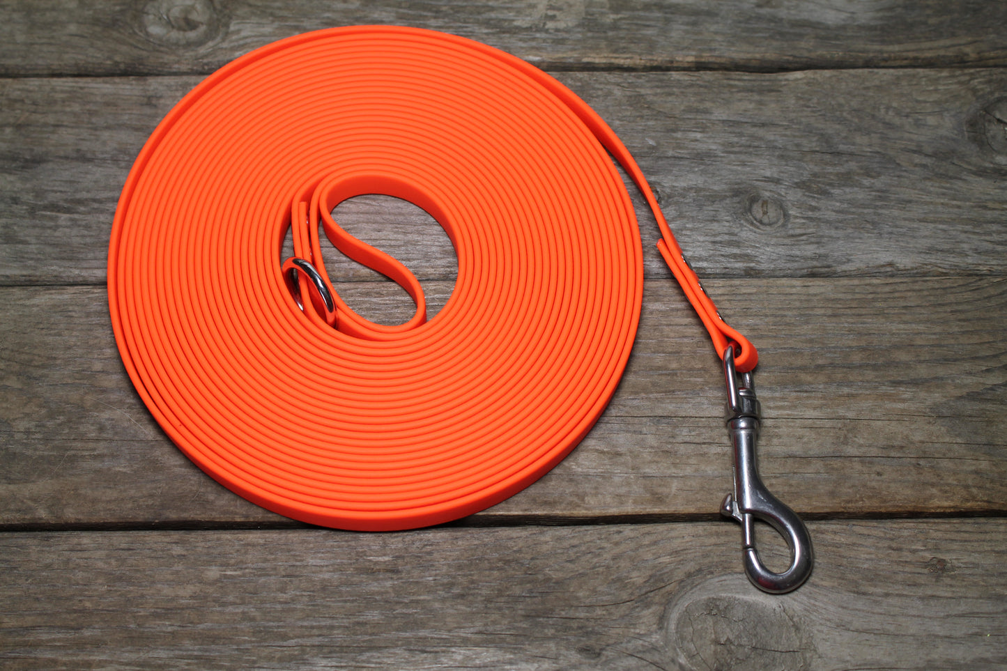 Neon Orange Waterproof Tracking Recall Long Line