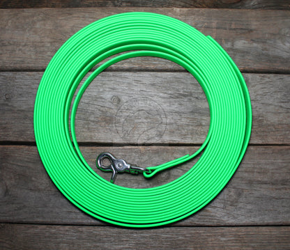 Neon Apple Green Waterproof Tracking Recall Long Line