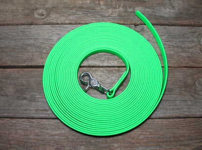 Neon Apple Green Waterproof Tracking Recall Long Line