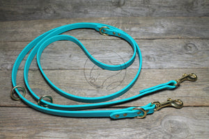 Convertible Waterproof Leash in Genuine Biothane - 16mm (5/8") width