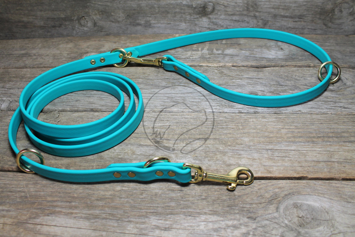 Convertible Waterproof Leash in Genuine Biothane - 16mm (5/8") width - 39 colours