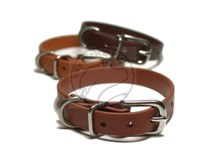 Milk Chocolate Brown Biothane Small Dog Collar - 1/2" (12mm) wide