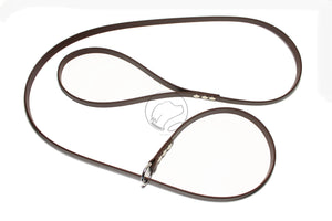 English Slip Lead - Stainless Steel or Solid Brass - Waterproof Leash in Genuine Biothane - 12mm (1/2") width