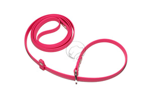 English Slip Lead - Stainless Steel or Solid Brass - Waterproof Leash in Genuine Biothane - 12mm (1/2") width