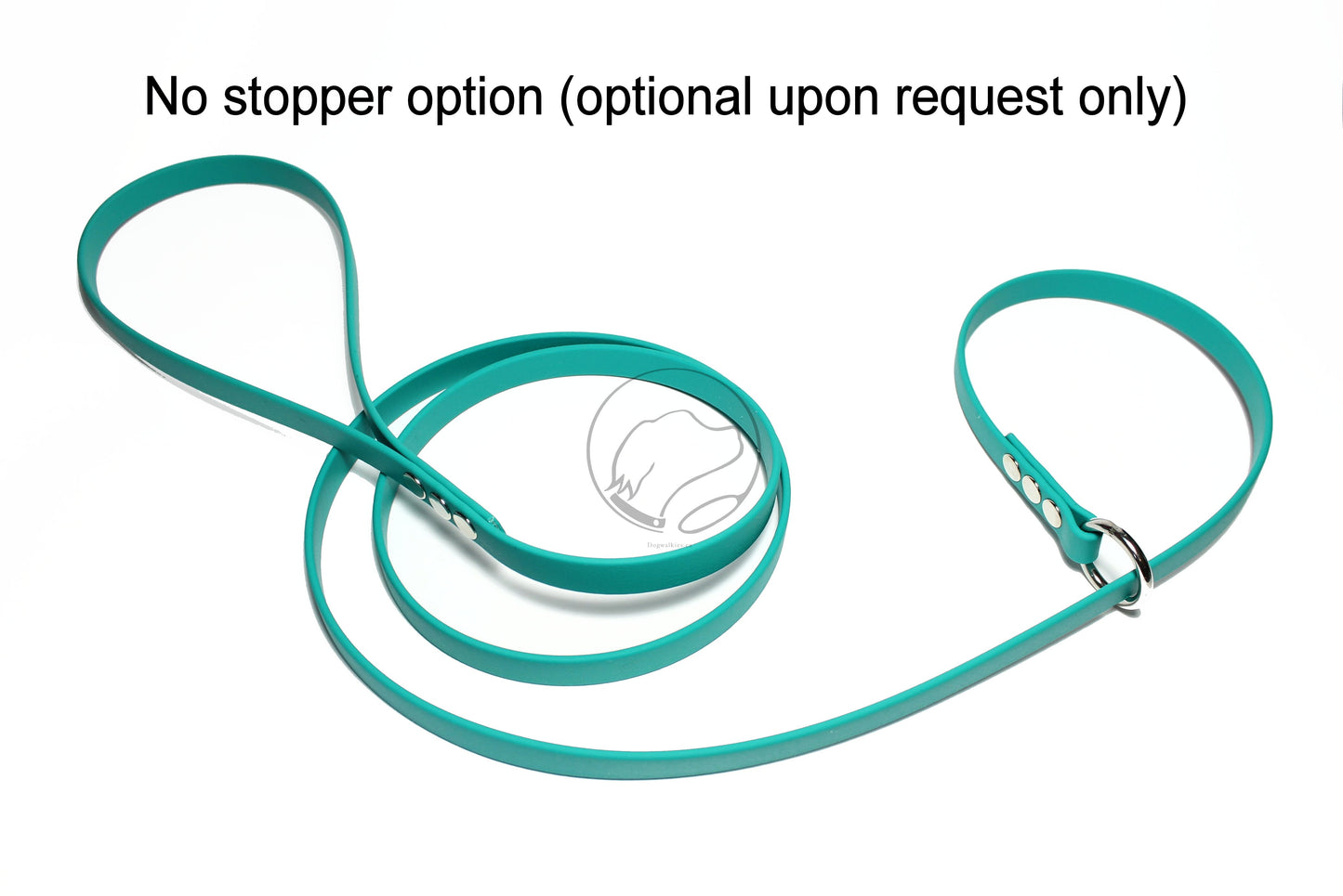 English Slip Lead - Stainless Steel or Solid Brass - Waterproof Leash in Genuine Biothane - 12mm (1/2") width
