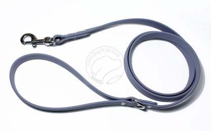 Stormy Gray or Grey Biothane Large Dog Leash