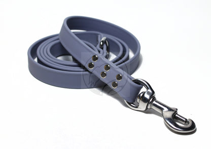 Stormy Gray or Grey Biothane Large Dog Leash