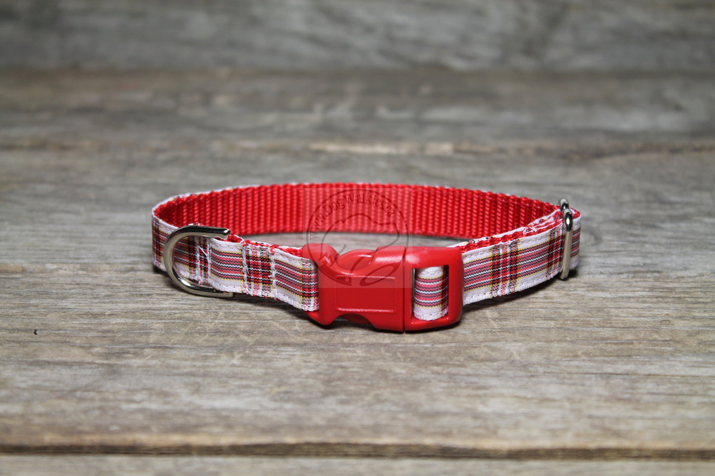 Stuart Clan Dress tartan - dog collar