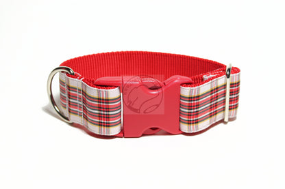 Stuart Clan Dress tartan - dog collar