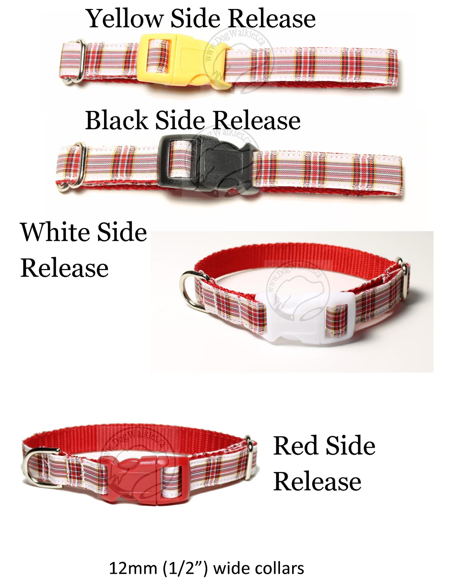 Stuart Clan Dress tartan - dog collar