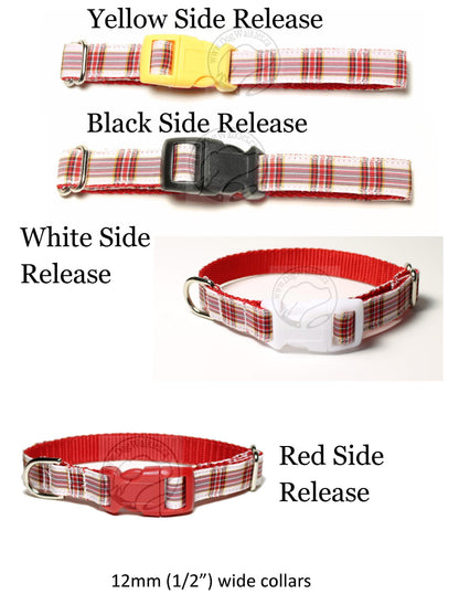 Stuart Clan Dress tartan - dog collar
