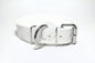 Snow White Biothane Dog Collar - Extra Wide - 1.5 inch (38mm) wide