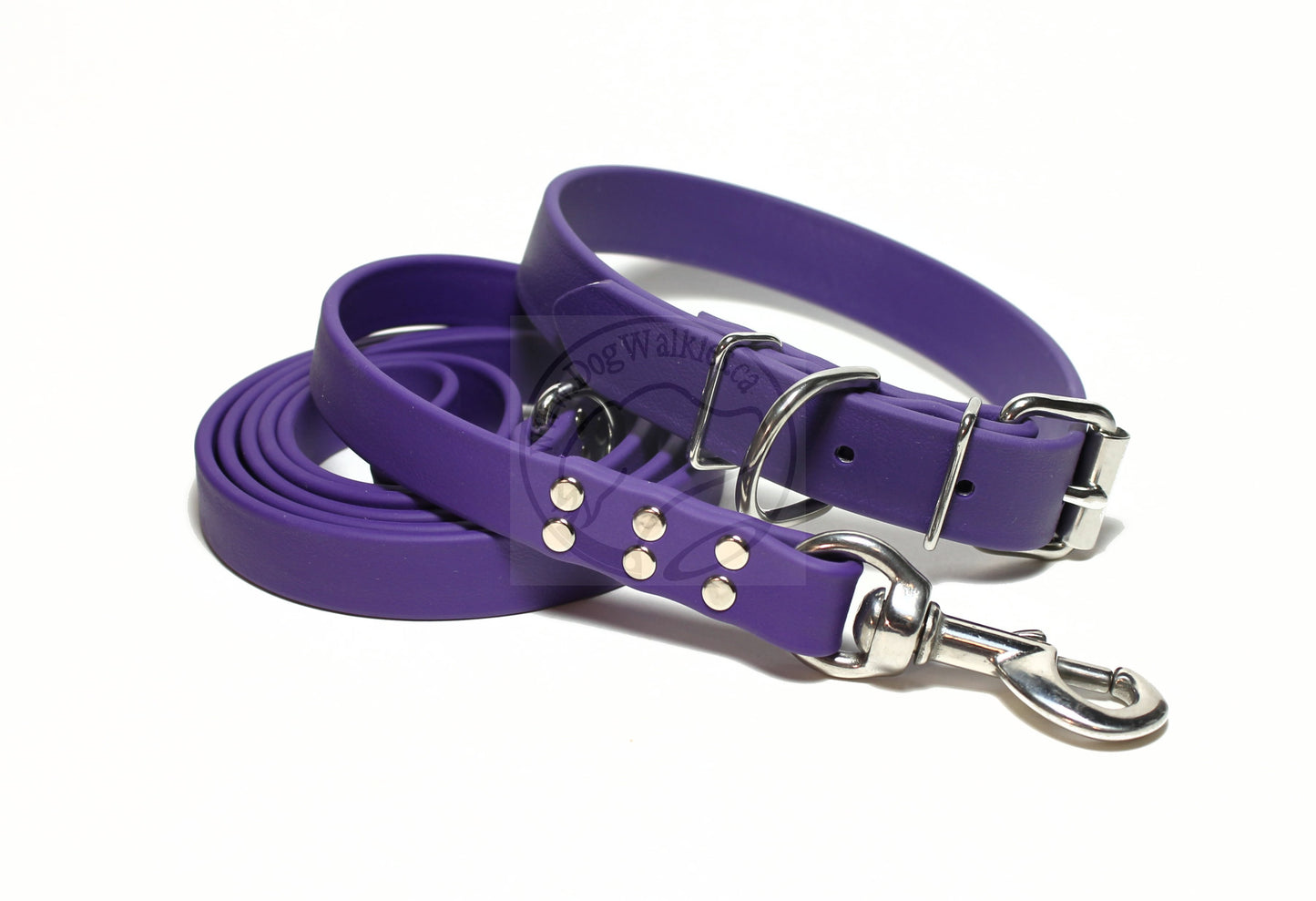 Royal Purple Biothane Large Dog Leash
