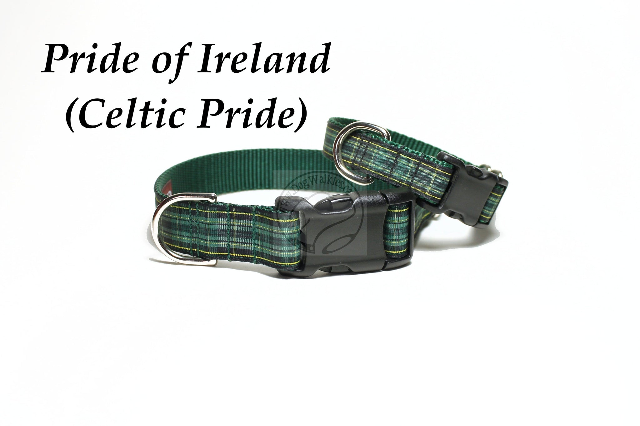 Pride of Ireland Celtic tartan - dog collar