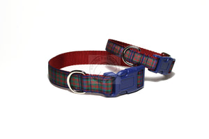 MacDonald Clan tartan - dog collar