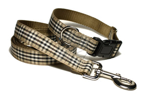 Pride of Scotland Gold tartan - dog collar